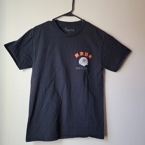 Black Tokyo Graphic Tee by Browery Size M